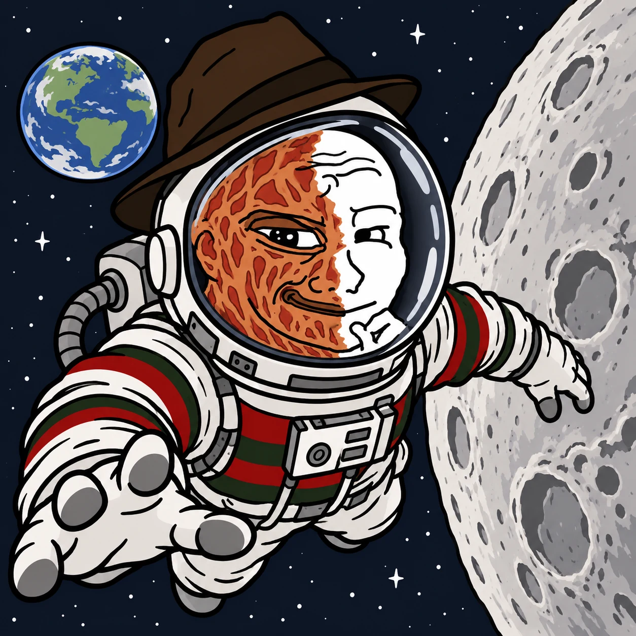 KRUEJAK exploring the moon